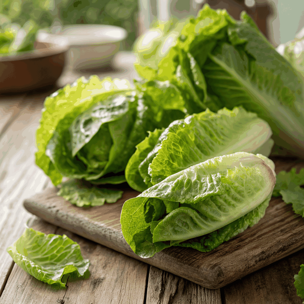 Fresh green vegetables topping
