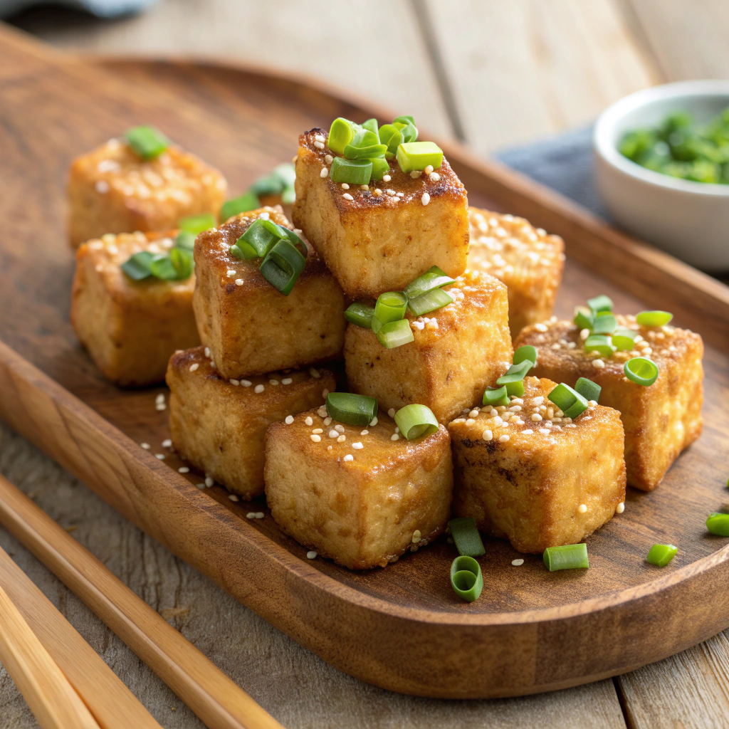 Braised tofu cubes