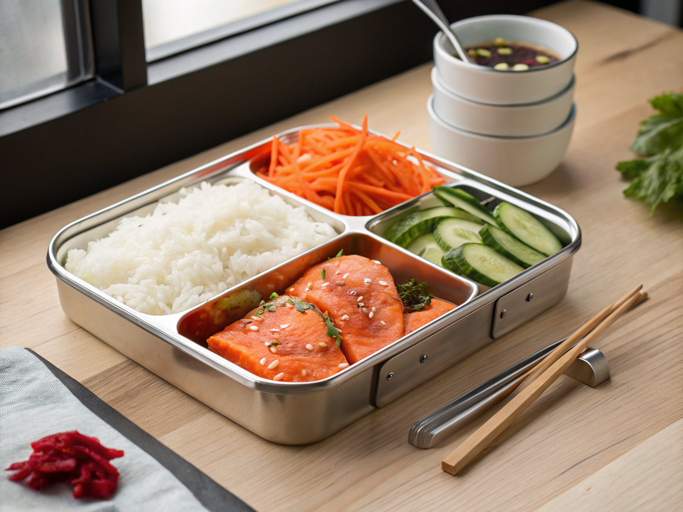 Chicken Drumstick Bento