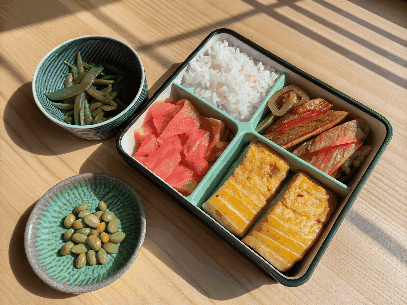 Fried Fish Bento