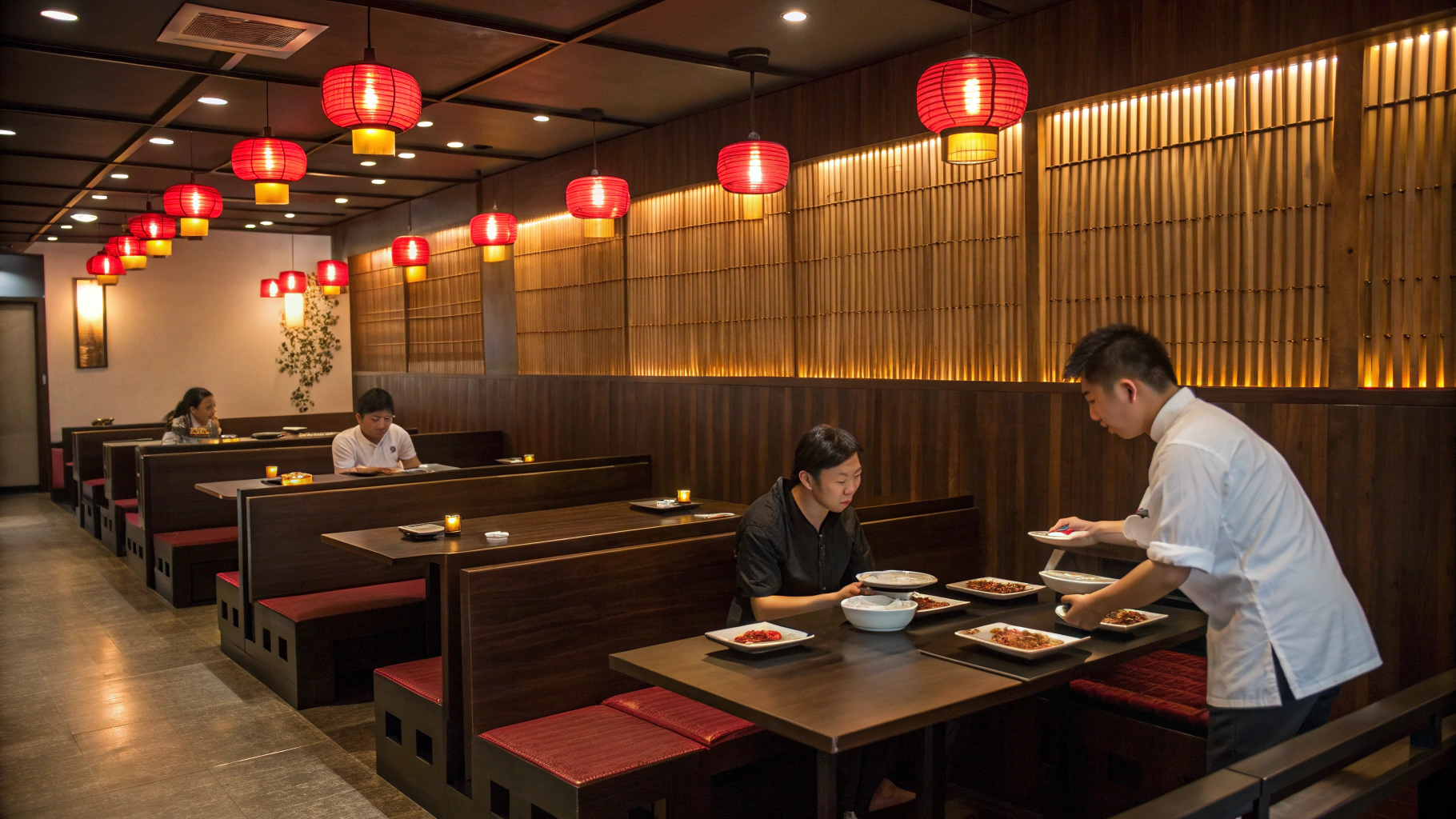 Great Taipei eatery dining interior