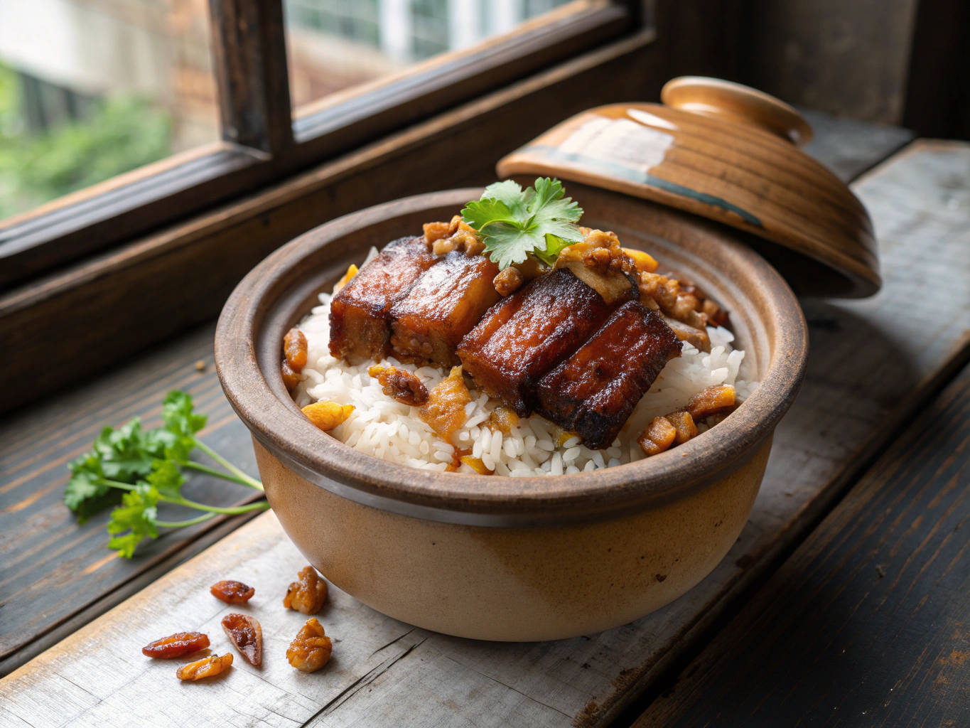 Lu Rou Fan Taiwanese braised pork rice bento