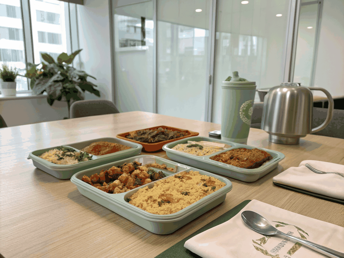 Office bento feast