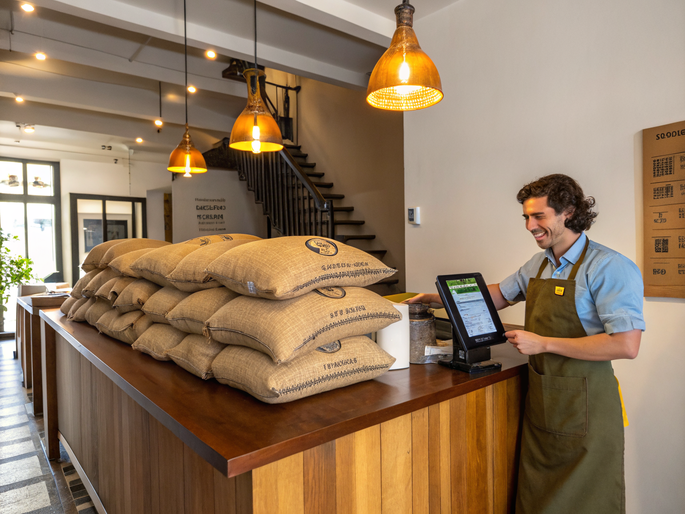 Self pick-up order counter service